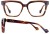 Colour Choice: Polished Brown Striation (C1),  Frame Size (mm): Eye Size: <b>53</b> Bridge Size: <b>16</b> Sides: <b>140</b>