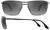 Colour Choice: Gunmetal (GUN) 🕶 (Polarised Grey Graduated Lens),  Frame Size (mm): Eye Size: <b>57</b> Bridge Size: <b>18</b> Sides: <b>145</b>