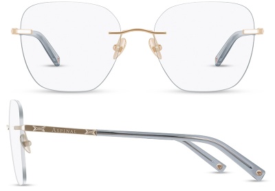 ASPINAL OF LONDON ASP L564T Rimless Glasses